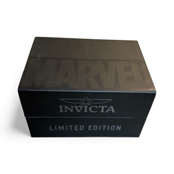 Invicta Marvel Spiderman Black 26858 Limited Edition 244/4000 Men's Watch RARE - Picture 5 of 8